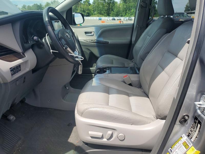 2017 Toyota Sienna VIN 5TDYZ3DC5HS850438 COPART salvage auction — FRONT END, Or - Salvage Title Certificate, sold $8,300 on 2026-07-20 (photo 7)