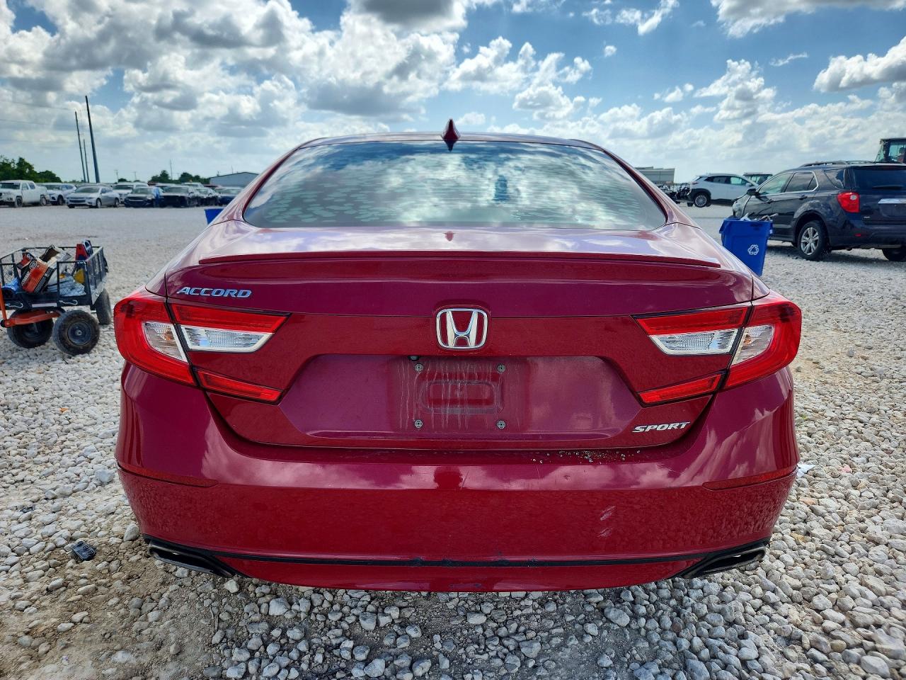 2019 Honda Accord VIN 1HGCV1F35KA144406 COPART salvage auction — Front End, TX - SALVAGE VEHICLE TITLE, sold $2,350 on 2026-07-09 (photo 6)