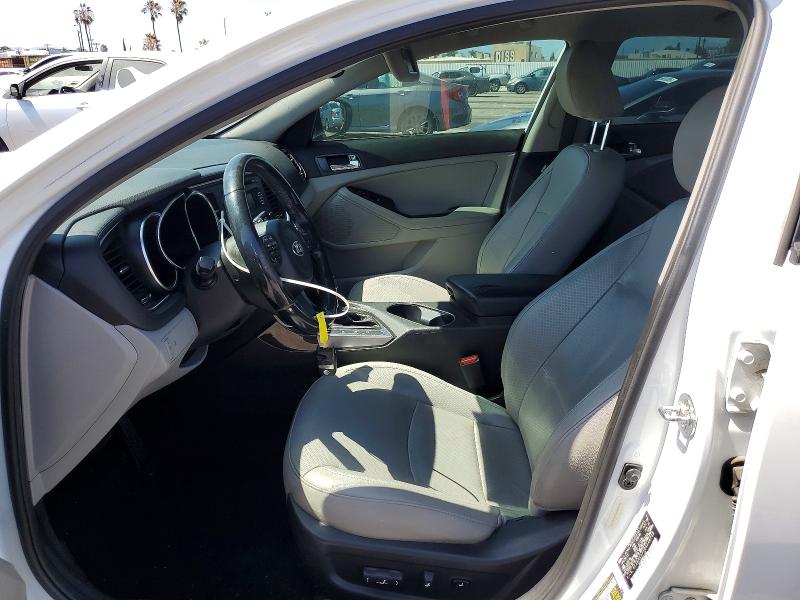 2014 Kia Optima VIN 5XXGN4A71EG348706 COPART salvage auction — REAR END, Ca - Salvage Certificate, sold $1,750 on 2026-07-24 (photo 7)