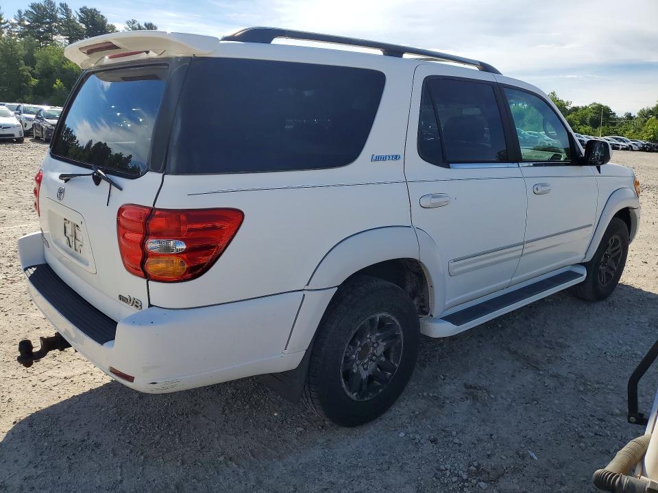 2003 Toyota Sequoia VIN 5TDZT38A43S182834 COPART salvage auction — MINOR DENT/SCRATCHES, La - Cert Of Title-Reconstructed, sold $800 on 2026-07-07 (photo 3)