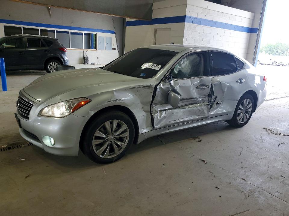 2014 Infiniti Q70 VIN JN1BY1AR4EM320459 COPART salvage auction — SIDE, Va - Cert Of Title - Salvage, sold $1,850 on 2026-07-17 (photo 1)