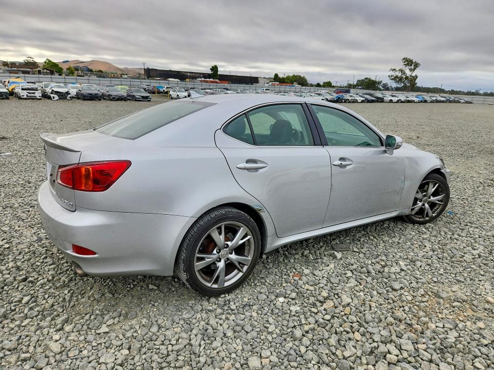 2010 Lexus Is VIN JTHBE5C25A5024379 COPART salvage auction — FRONT END, Ca - Salvage Certificate, sold $1,150 on 2026-07-09 (photo 3)