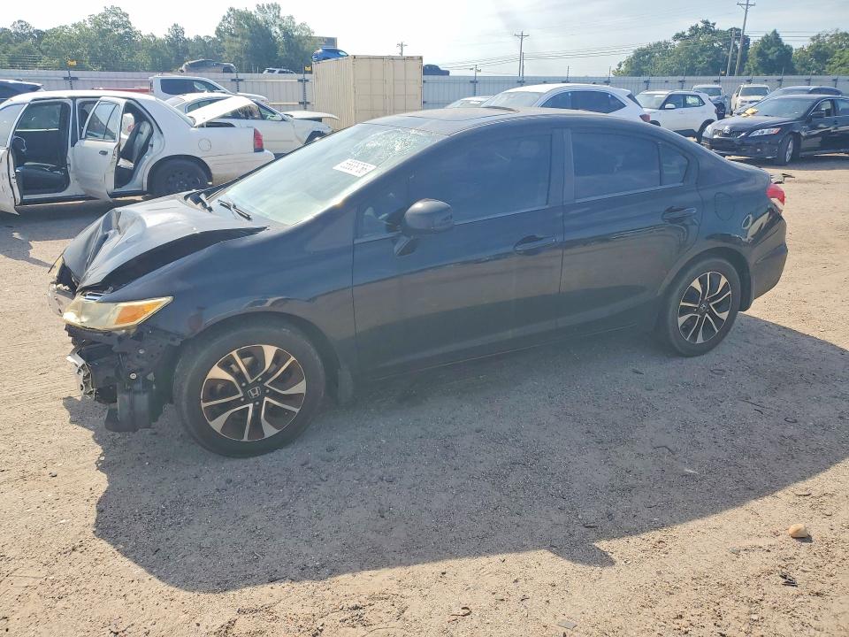 2013 Honda Civic VIN 19XFB2F83DE020334 COPART salvage auction — FRONT END, Al - Cert Of Title-Salvage Title, sold $1,000 on 2026-07-09 (photo 1)