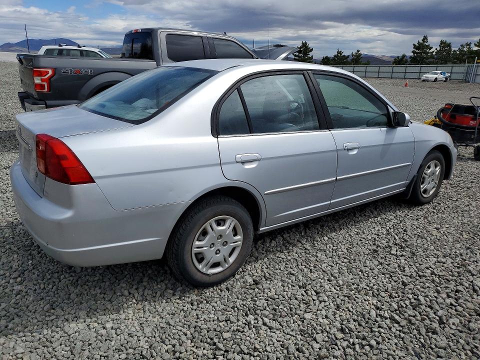2001 Honda Civic VIN 2HGES16671H920661 COPART salvage auction — MINOR DENT/SCRATCHES, CA - CERTIFICATE OF TITLE, sold $100 on 2026-07-09 (photo 3)