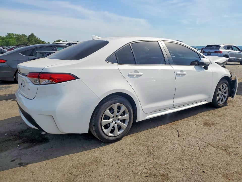 2021 Toyota Corolla VIN 5YFEPMAE8MP223143 COPART salvage auction — FRONT END, PA - CERT OF SALV-R=RECONSTRUCTED, sold $4,300 on 2026-07-31 (photo 3)