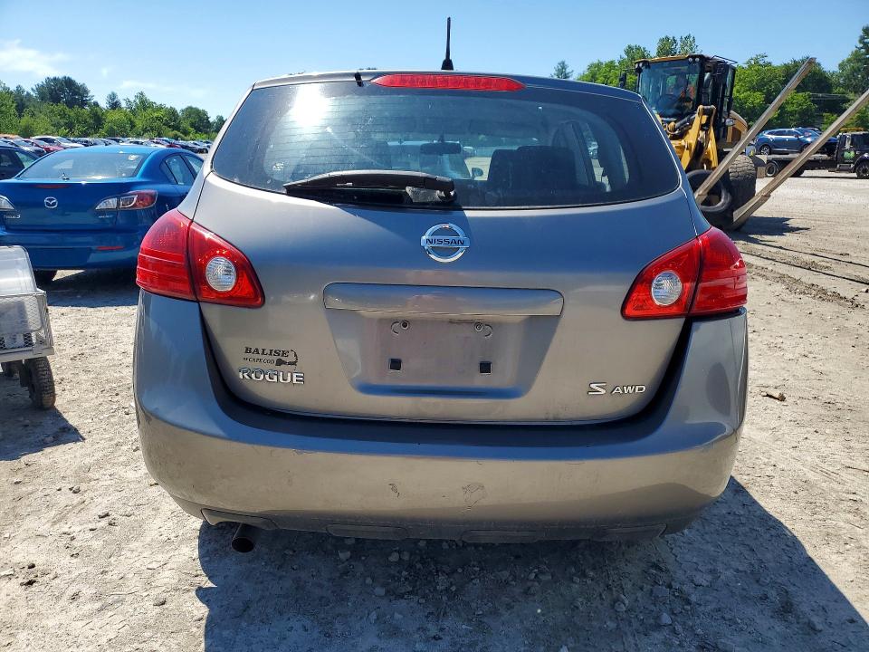 2009 Nissan Rogue VIN JN8AS58V59W188802 COPART salvage auction — FRONT END, MA - CERT OF TITLE-RECONSTRCTD COLL, sold $475 on 2026-07-13 (photo 6)