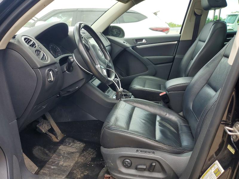 2012 Volkswagen Tiguan VIN WVGBV7AX1CW570875 COPART salvage auction — FRONT END, On - Permit No Brand - Unfit, sold $1,050 on 2026-07-09 (photo 7)