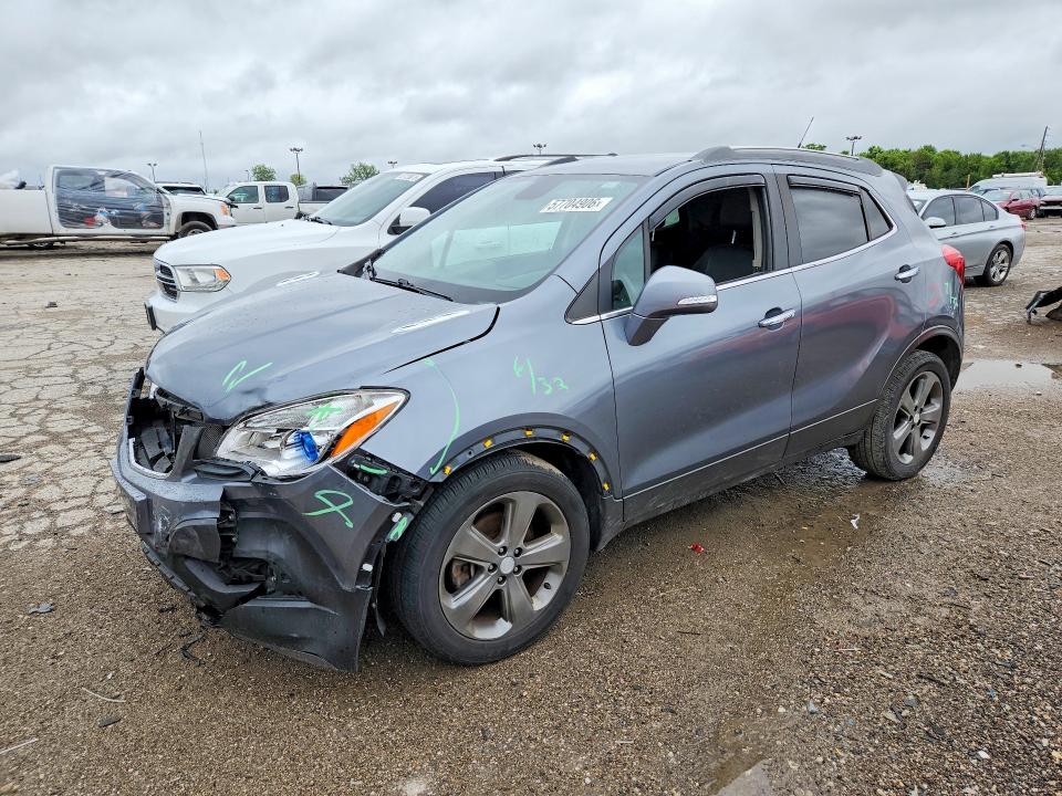 2014 Buick Encore VIN KL4CJCSB6EB535852 COPART salvage auction — FRONT END, In - Cert Of Title-Salvage Title, sold $1,250 on 2026-07-24 (photo 1)