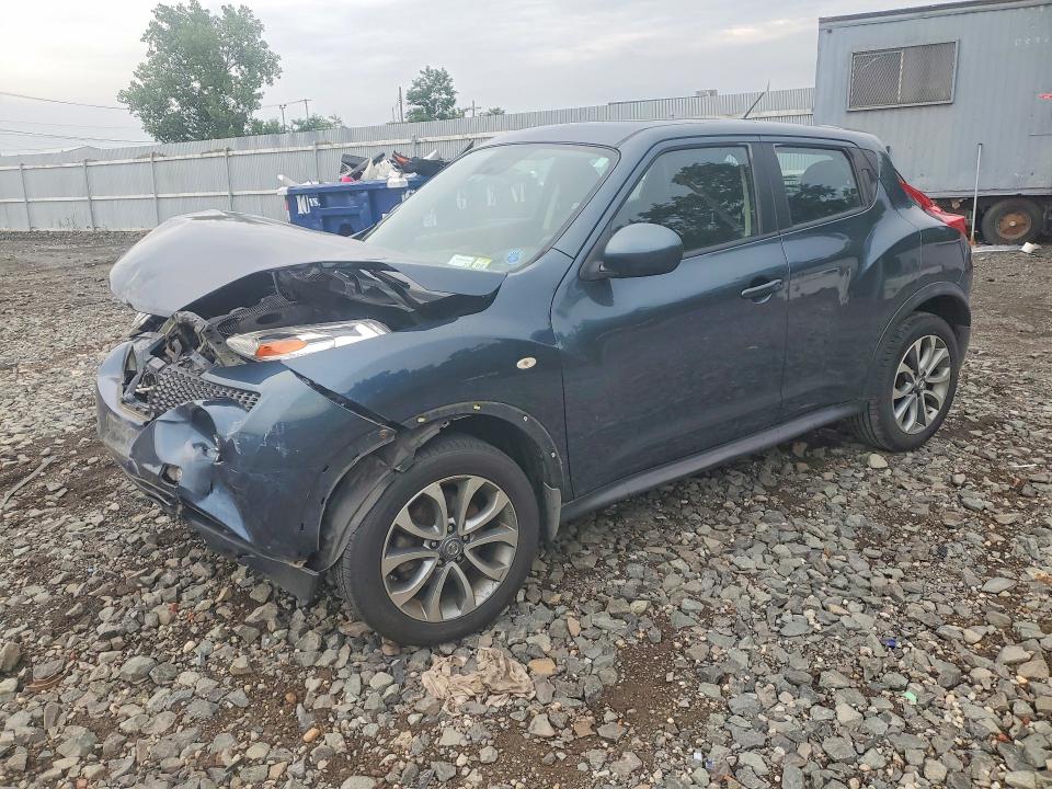 2013 Nissan Juke VIN JN8AF5MR8DT214459 COPART salvage auction — FRONT END, Ny - Mv-907A Salvage Certificate, sold $450 on 2026-07-16 (photo 1)