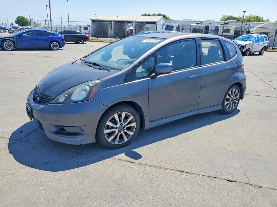 2013 Honda Fit VIN JHMGE8H52DC033745 COPART salvage auction — REAR END, Ca - Salvage Certificate, sold $650 on 2026-07-13 (photo 1)