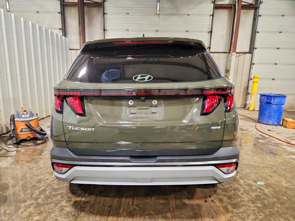 2025 Hyundai Tucson VIN 5NMJBCDE0SH453172 COPART salvage auction — FRONT END, Pa - Certificate Of Salvage, sold $7,200 on 2026-07-28 (photo 6)