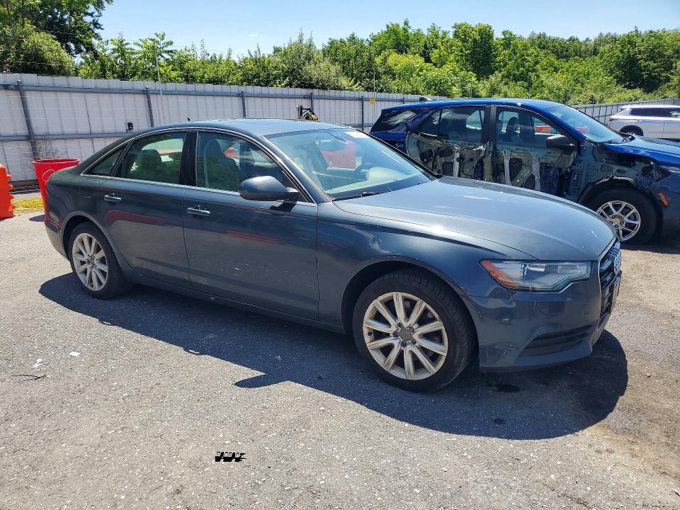 2014 Audi A6 VIN WAUGFAFC4EN050881 COPART salvage auction — MECHANICAL, Nj - Certificate Of Title, sold $2,950 on 2026-07-09 (photo 4)