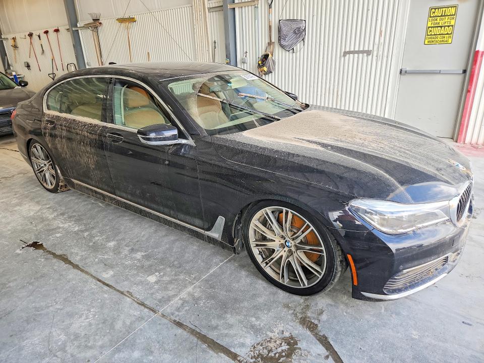 2016 BMW 7er VIN WBA7F2C51GG419523 COPART salvage auction — WATER/FLOOD, Ne - Cert Of Title-Salvage, sold $2,100 on 2026-08-18 (photo 4)