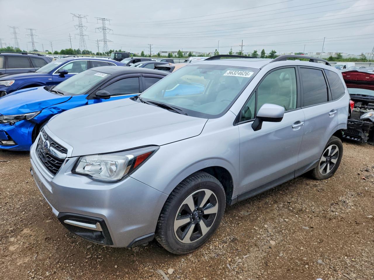 2018 Subaru Forester VIN JF2SJAGC3JH518684 COPART salvage auction — Rear End, IL - SALVAGE CERTIFICATE, sold $4,000 on 2026-07-02 (photo 1)