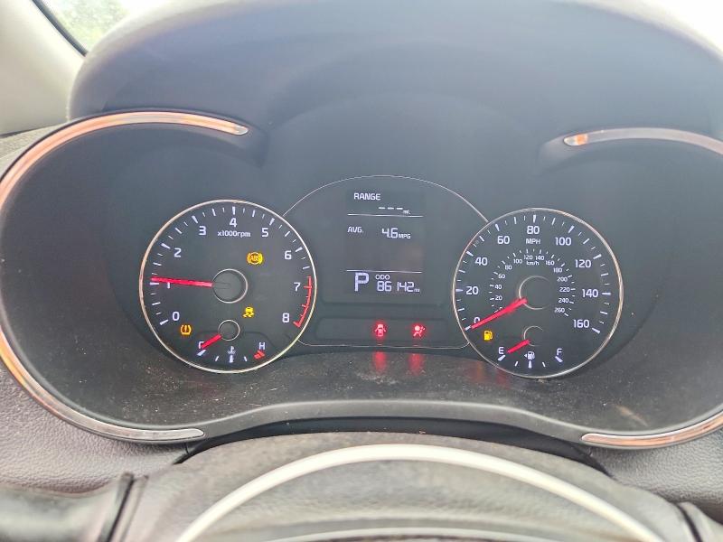 2016 Kia VIN KNAFK4A61G5440558 COPART salvage auction — FRONT END, Md - Cert Of Salvage > 75% Damage, sold $1,300 on 2026-07-28 (photo 9)