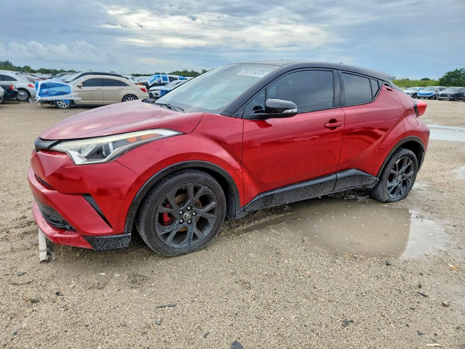 2018 Toyota C-hr VIN NMTKHMBX3JR015897 COPART salvage auction — FRONT END, IN - CERTIFICATE OF TITLE, sold $275 on 2026-07-23 (photo 1)