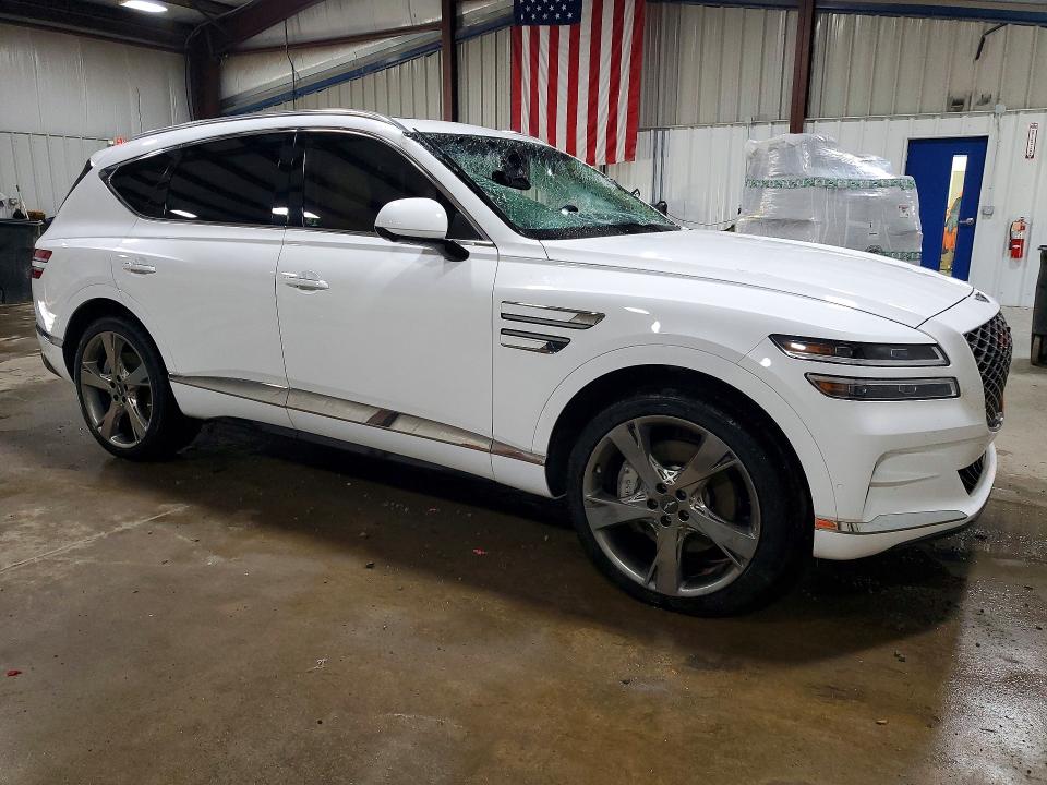 2023 Genesis Gv80 VIN KMUHCESC2PU111695 COPART salvage auction — SIDE, Pa - Certificate Of Salvage, sold $27,000 on 2026-07-08 (photo 4)