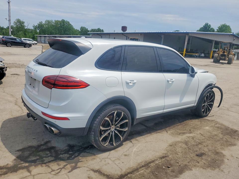 2016 Porsche Cayenne VIN WP1AB2A21GLA96576 COPART salvage auction — FRONT END, NJ - CERTIFICATE OF TITLE, sold $4,250 on 2026-07-28 (photo 3)