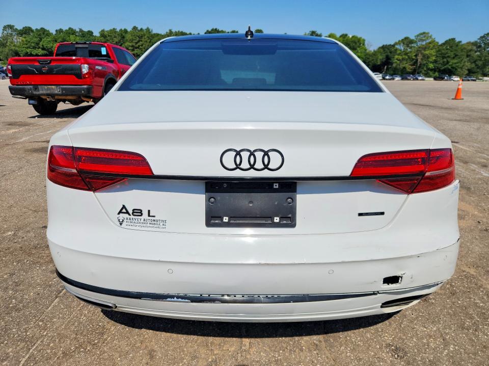 2016 Audi A8 VIN WAU34AFD2GN010783 COPART salvage auction — FRONT END, Va - Certificate Of Title, sold $3,600 on 2026-07-27 (photo 6)