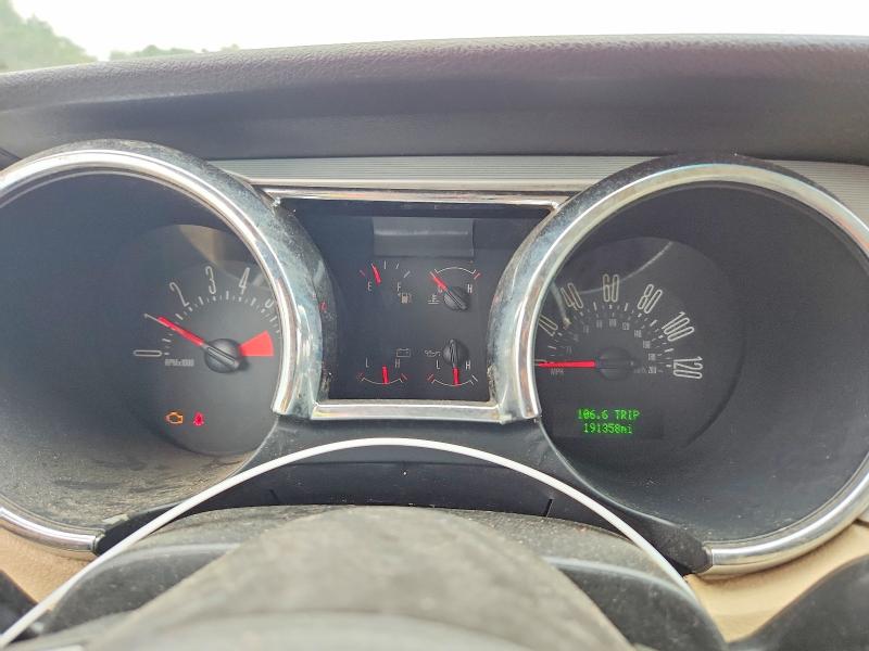 2007 Ford Mustang VIN 1ZVFT80N075213441 COPART salvage auction — REAR END, OK - CERT OF TITLE-SALVAGE, sold $175 on 2026-07-09 (photo 9)