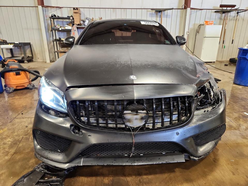 2017 Mercedes-benz C-klasse VIN WDDWJ4KB4HF362408 COPART salvage auction — FRONT END, Pa - Certificate Of Salvage, sold $7,400 on 2026-07-27 (photo 5)