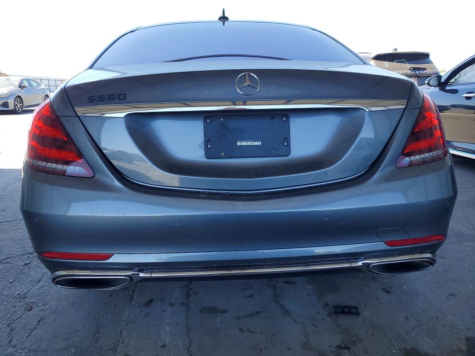 2018 Mercedes-benz S-klasse VIN WDDUG8DB1JA398585 COPART salvage auction — FRONT END, Ca - Salvage Certificate, sold $12,100 on 2026-07-16 (photo 6)