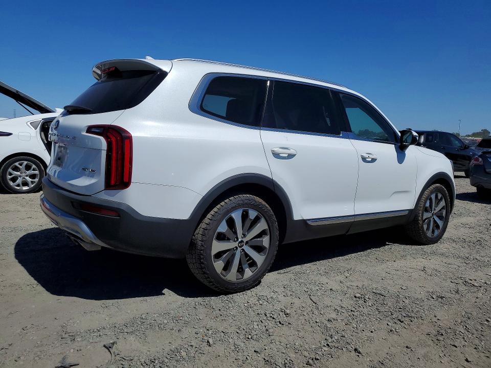 2020 Kia Telluride VIN 5XYP34HC3LG059893 COPART salvage auction — SIDE, CA - SALVAGE CERTIFICATE, sold $3,900 on 2026-07-28 (photo 3)