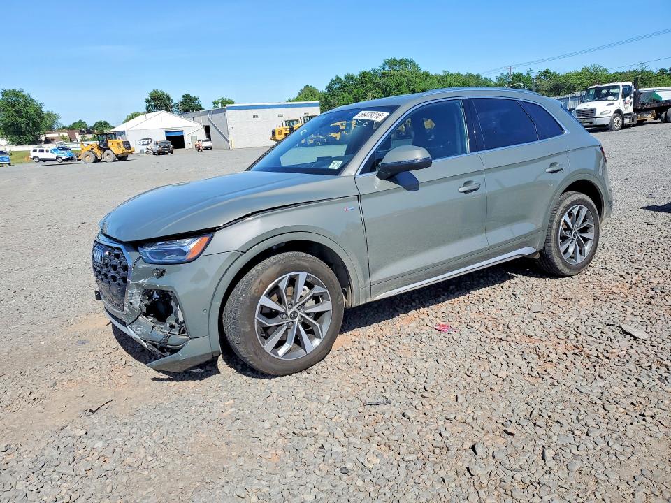 2023 Audi Q5 VIN WA1FAAFY0P2193673 COPART salvage auction — FRONT END, Nj - Cert Of Title-Salvage, sold $16,500 on 2026-07-17 (photo 1)