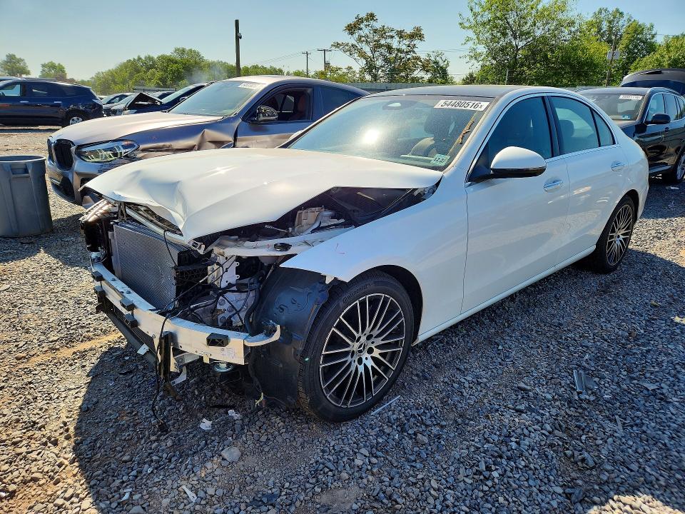 2023 Mercedes-benz C-klasse VIN W1KAF4HB9PR081916 COPART salvage auction — FRONT END, Nj - Cert Of Title-Salvage, sold $375 on 2026-07-21 (photo 1)