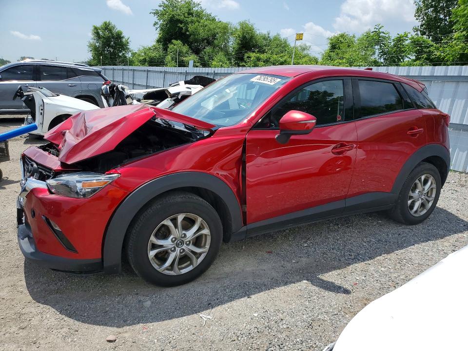 2019 Mazda Cx-3 VIN JM1DKDC71K0403533 COPART salvage auction — FRONT END, On - Permit Salvage, sold $2,400 on 2026-07-14 (photo 1)