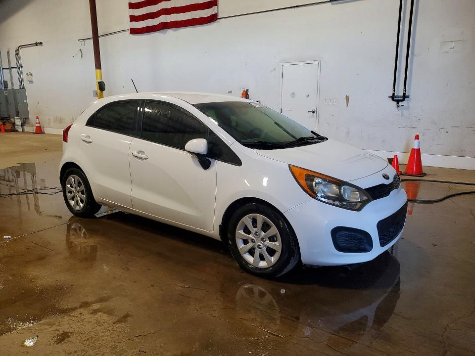 2013 Kia Rio VIN KNADM5A3XD6301080 COPART salvage auction — MECHANICAL, PA - CERT OF TITLE, sold $1,000 on 2026-07-28 (photo 4)