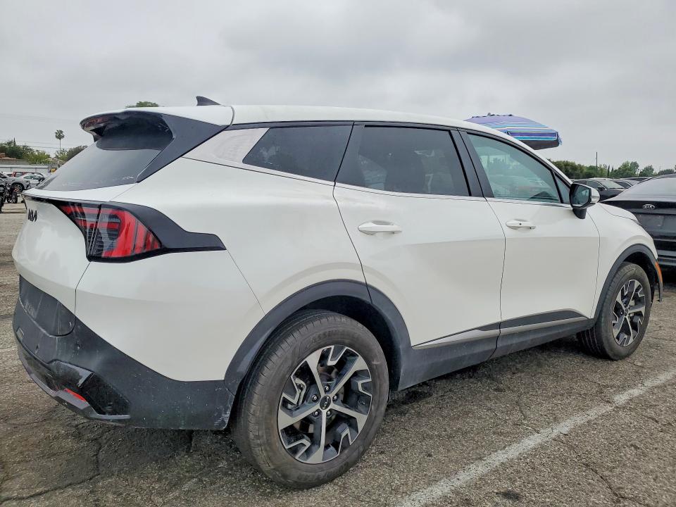 2025 Kia Sportage VIN KNDPVCDG3S7229758 COPART salvage auction — FRONT END, Ca - Salvage Certificate, sold $9,200 on 2026-07-02 (photo 3)