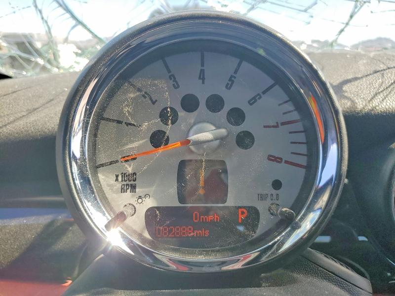 2012 Mini Cooper VIN WMWSX3C5XCT154678 COPART salvage auction — ROLLOVER, Nv - Salvage Title, sold $550 on 2026-07-21 (photo 9)