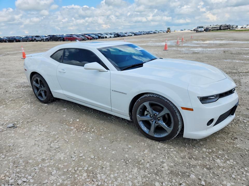 2014 Chevrolet Camaro VIN 2G1FC1E31E9233367 COPART salvage auction — SIDE, Tx - Salvage Vehicle Title, sold $5,500 on 2026-07-09 (photo 4)