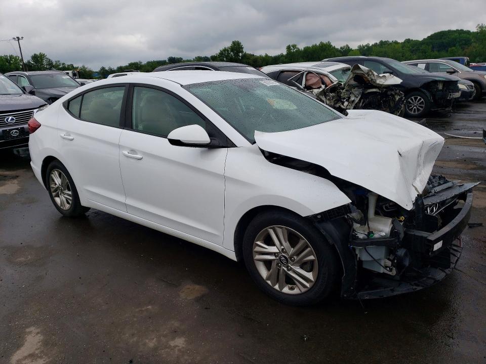 2019 Hyundai Elantra VIN 5NPD84LF4KH471852 COPART salvage auction — FRONT END, CT - CERT OF TITLE-SALVAGE, sold $1,100 on 2026-07-02 (photo 4)