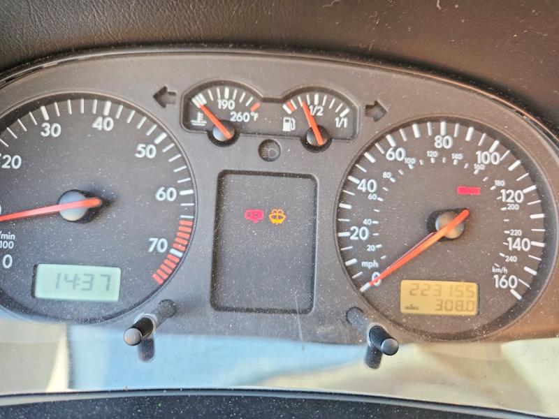 2003 Volkswagen Gti VIN 9BWDE61J634054807 COPART salvage auction — REAR END, Co - Public - Salvage Title, sold $675 on 2026-07-13 (photo 9)
