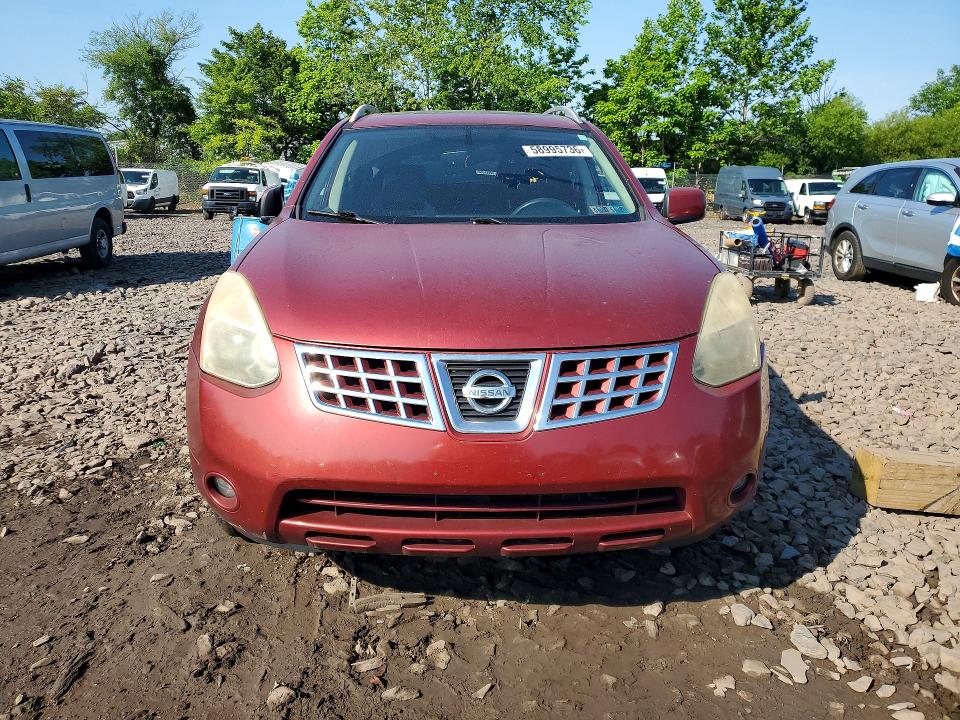 2008 Nissan Rogue VIN JN8AS58V08W139988 COPART salvage auction — FRONT END, PA - CERT OF SALV-R=RECONSTRUCTED, sold $700 on 2026-07-15 (photo 5)