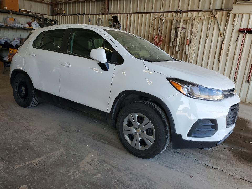 2018 Chevrolet Trax VIN KL7CJKSB1JB579653 COPART salvage auction — REAR END, Tx - Salvage Vehicle Title, sold $1,400 on 2026-07-24 (photo 4)