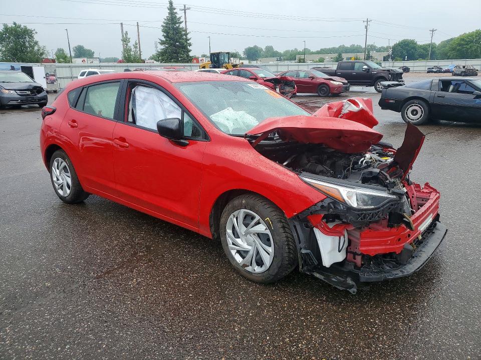 2024 Subaru Impreza VIN JF1GUABC6R8361138 COPART salvage auction — FRONT END, Mn - Cert Of Title-Salvage, sold $975 on 2026-07-16 (photo 4)