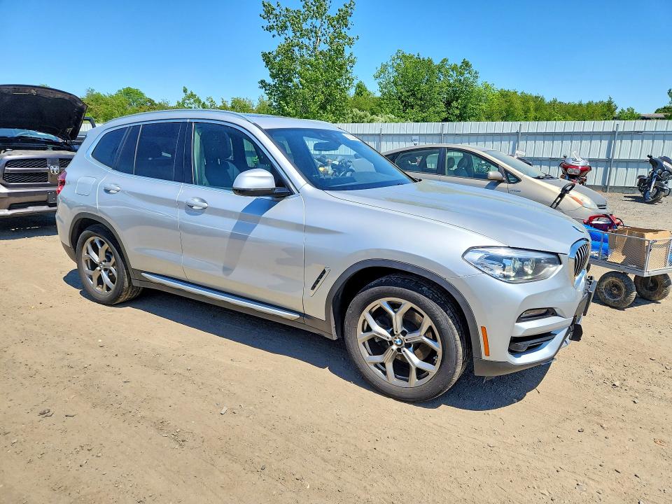 2021 BMW X3 VIN 5UXTY5C06M9H22123 COPART salvage auction — FRONT END, Ma - Cert Of Title-Salvage, sold $13,900 on 2026-07-22 (photo 4)