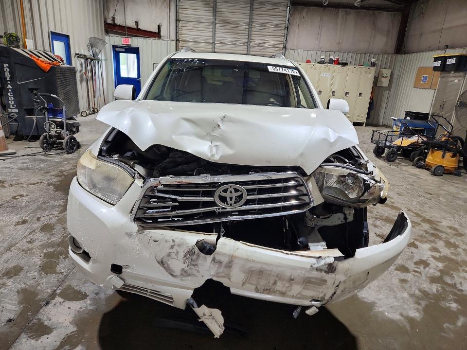 2008 Toyota Highlander VIN JTEDS42A882023563 COPART salvage auction — FRONT END, Ok - Cert Of Title-Salvage, sold $825 on 2026-07-15 (photo 5)