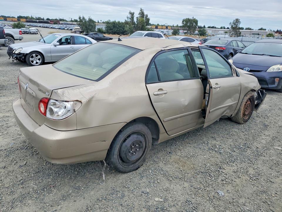 2005 Toyota Corolla VIN 1NXBR32E25Z549168 COPART salvage auction — ROLLOVER, Ca - Dis/Dlr/Exp Only Clean Title, sold $300 on 2026-07-19 (photo 3)
