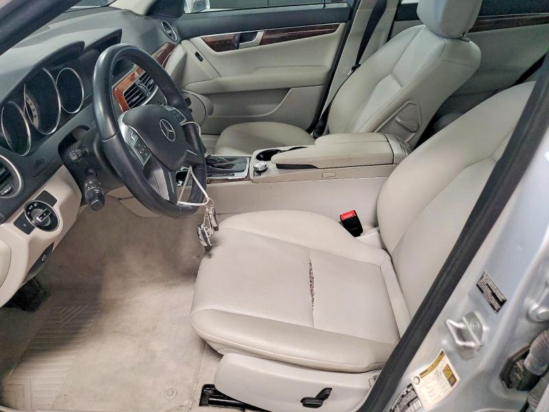 2012 Mercedes-benz VIN WDDGF8BB4CA606030 COPART salvage auction — FRONT END, Mn - Cert Of Title-Salvage, sold $1,250 on 2026-07-09 (photo 7)