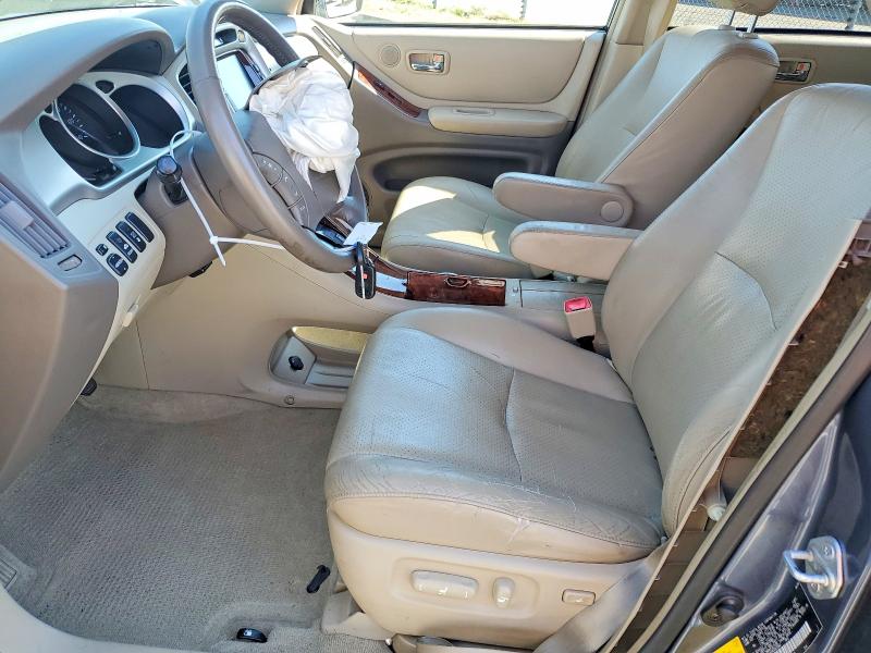 2004 Toyota Highlander VIN JTEEP21AX40062060 COPART salvage auction — FRONT END, Ca - Salvage Certificate, sold $925 on 2026-07-13 (photo 7)