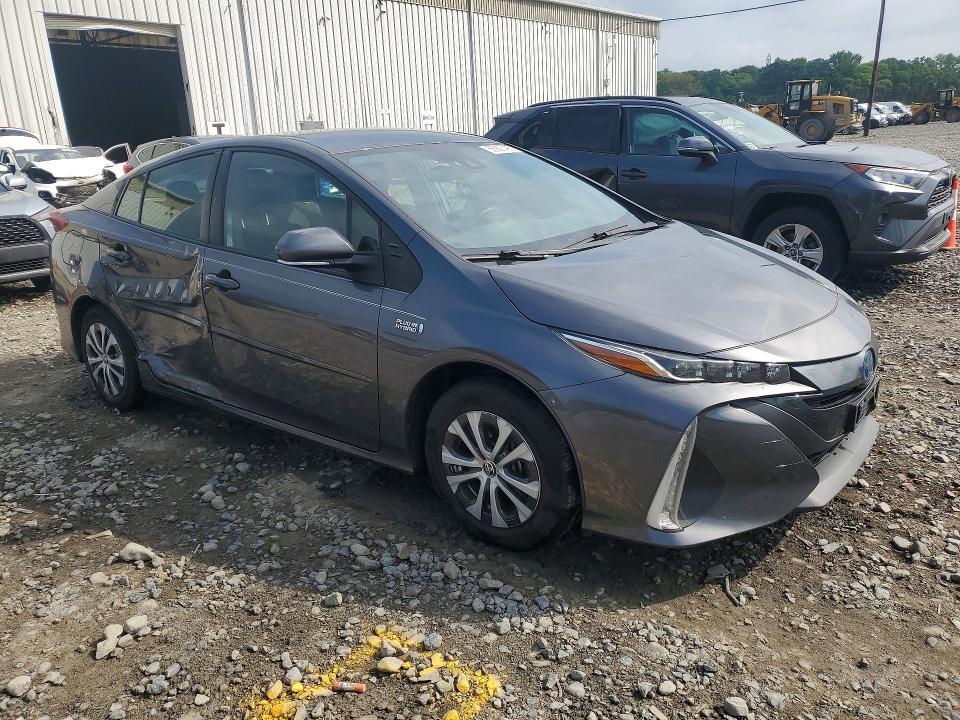 2021 Toyota Prius VIN JTDKAMFP8M3178860 COPART salvage auction — SIDE, Nj - Cert Of Title-Salvage, sold $6,800 on 2026-07-15 (photo 4)