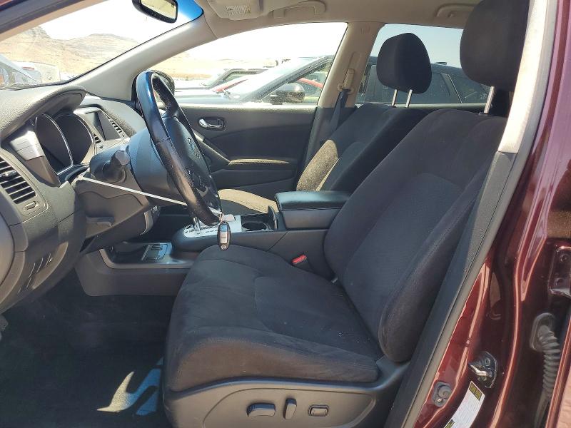 2013 Nissan Murano VIN JN8AZ1MW1DW316206 COPART salvage auction — FRONT END, Nv - Salvage Title, sold $975 on 2026-07-08 (photo 7)