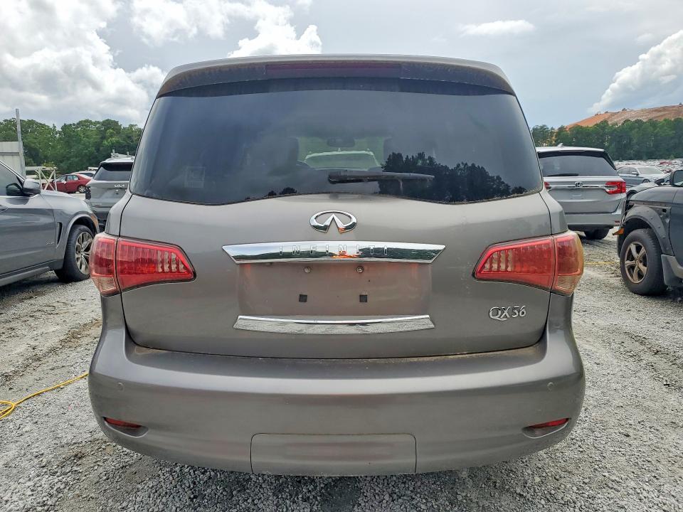 2011 Infiniti Qx56 VIN JN8AZ2NF3B9502717 COPART salvage auction — MECHANICAL, Ga - Certificate Of Title, sold $1,100 on 2026-07-27 (photo 6)