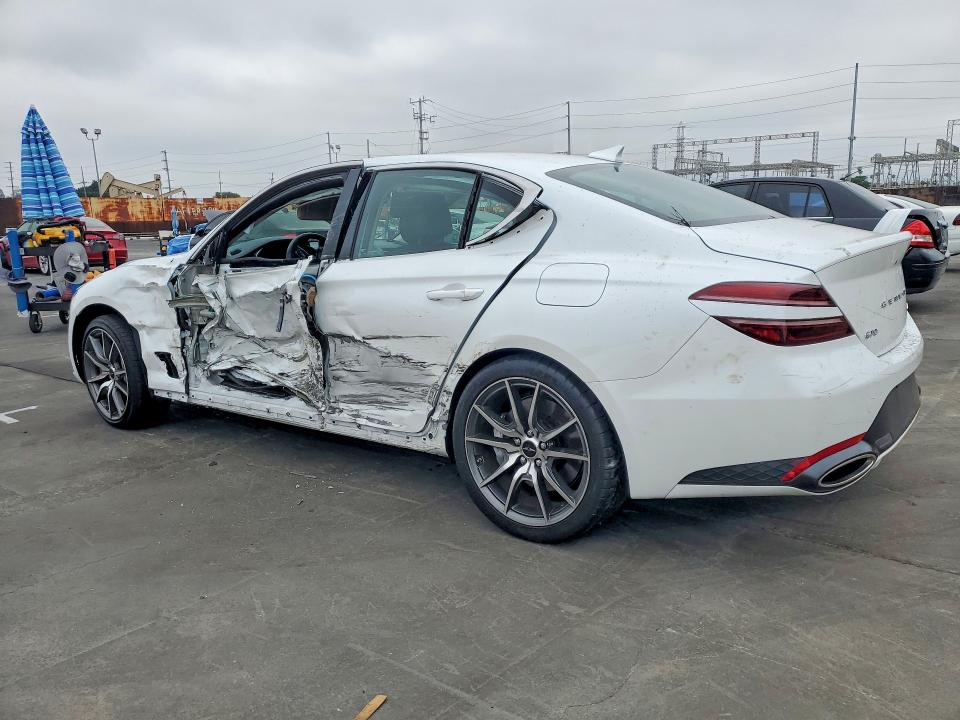 2025 Genesis G70 VIN KMTG34SC4SU150193 COPART salvage auction — MECHANICAL, Ca - Salvage Certificate, sold $7,300 on 2026-07-15 (photo 2)