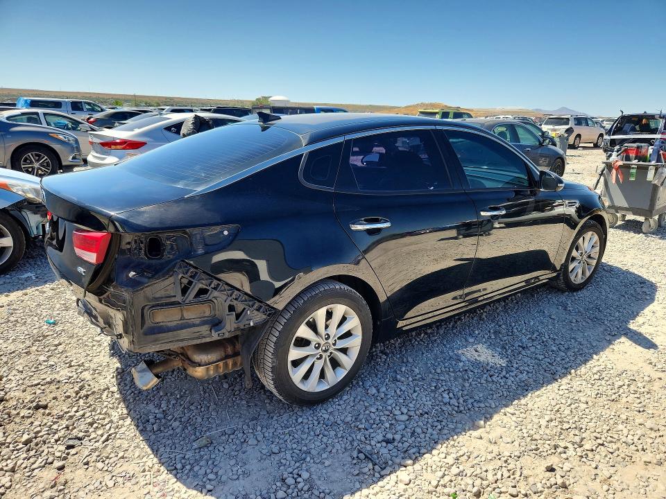 2017 Kia Optima VIN 5XXGU4L33HG173666 COPART salvage auction — REAR END, Ut - Salvage Certificate, sold $2,050 on 2026-07-28 (photo 3)
