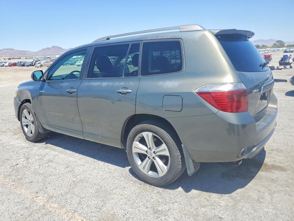 2008 Toyota Highlander VIN JTEDS43A182001810 COPART salvage auction — FRONT END, Nv - Salvage Title, sold $650 on 2026-07-28 (photo 2)